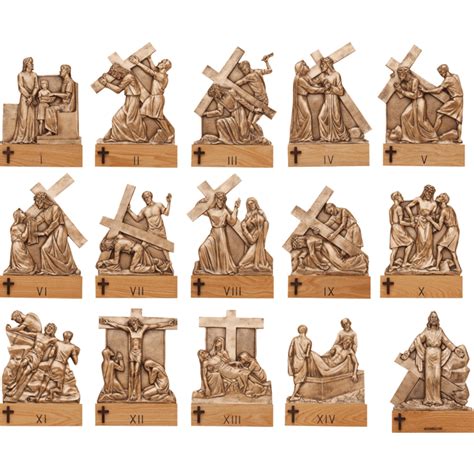 14 stations of the cross in metal